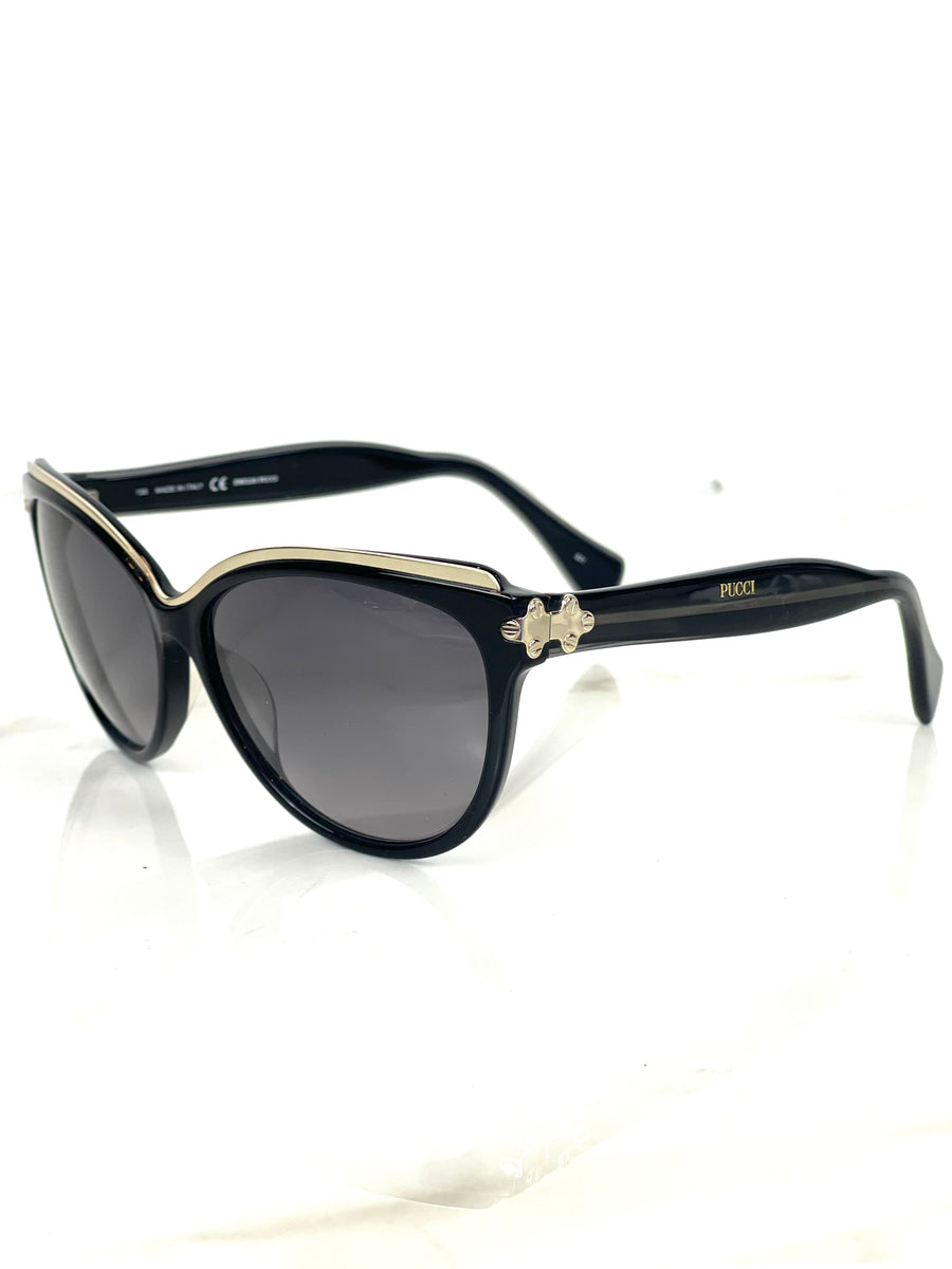 EMILIO PUCCI EP725S 064 BLACK CRYSTAL SUNGLASSES – Certified  display picture 3