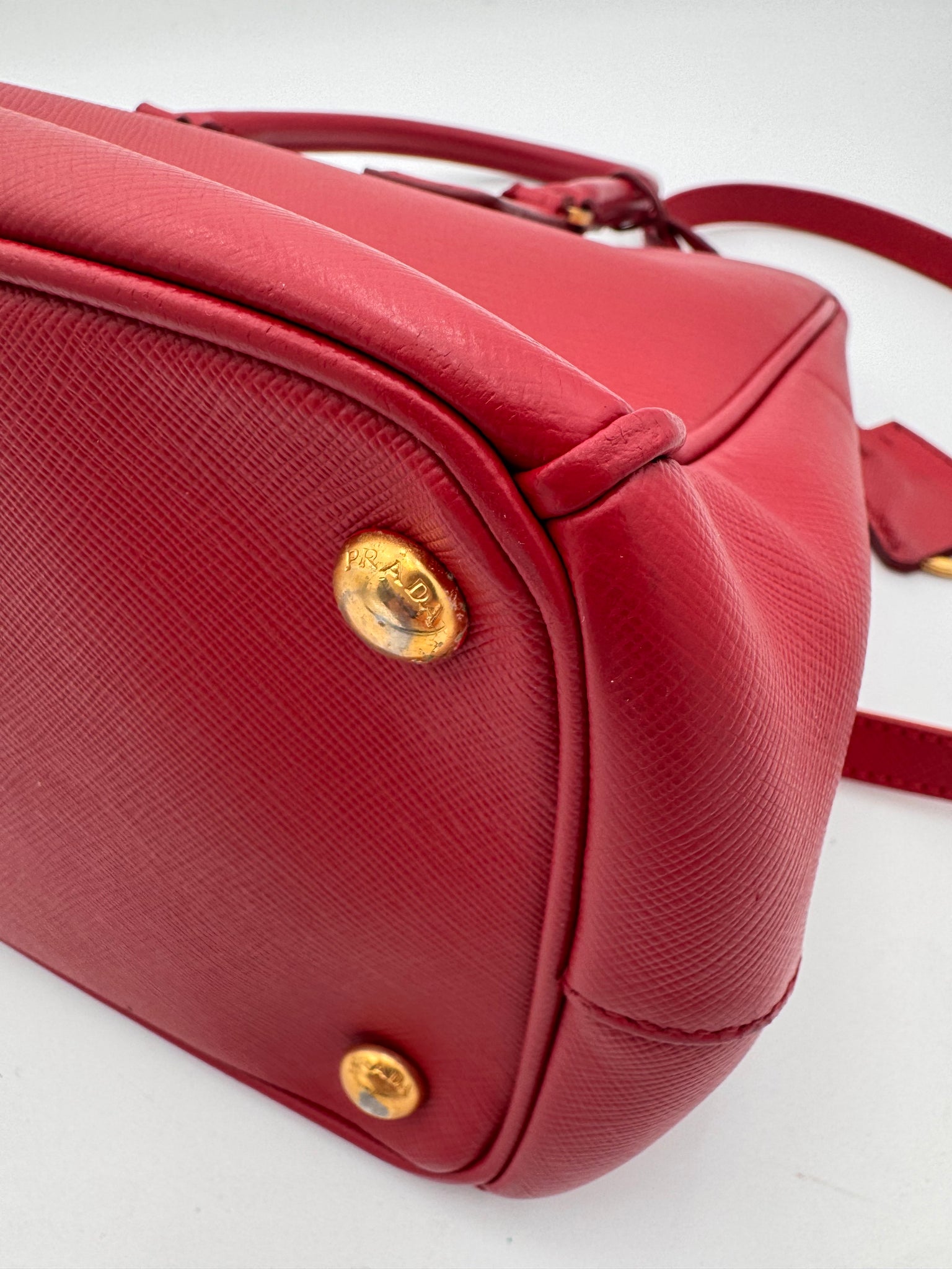 Prada Saffiano Leather Top Handle Bag