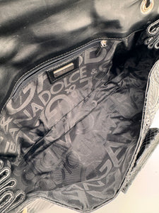 DOLCE & GABBANA East to West Shoulder Bag Black