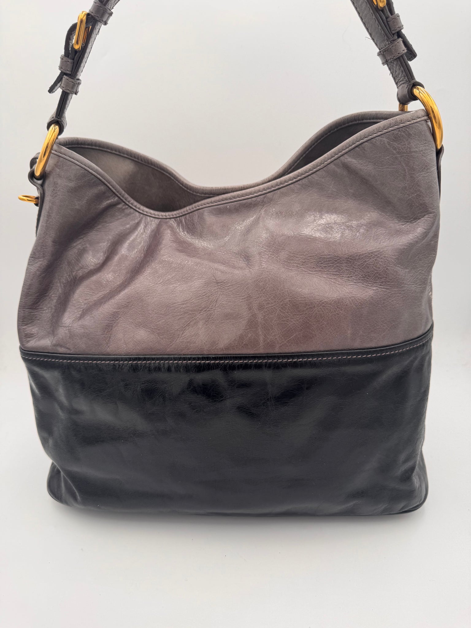 PRADA Bi-Color Shoudler Bag