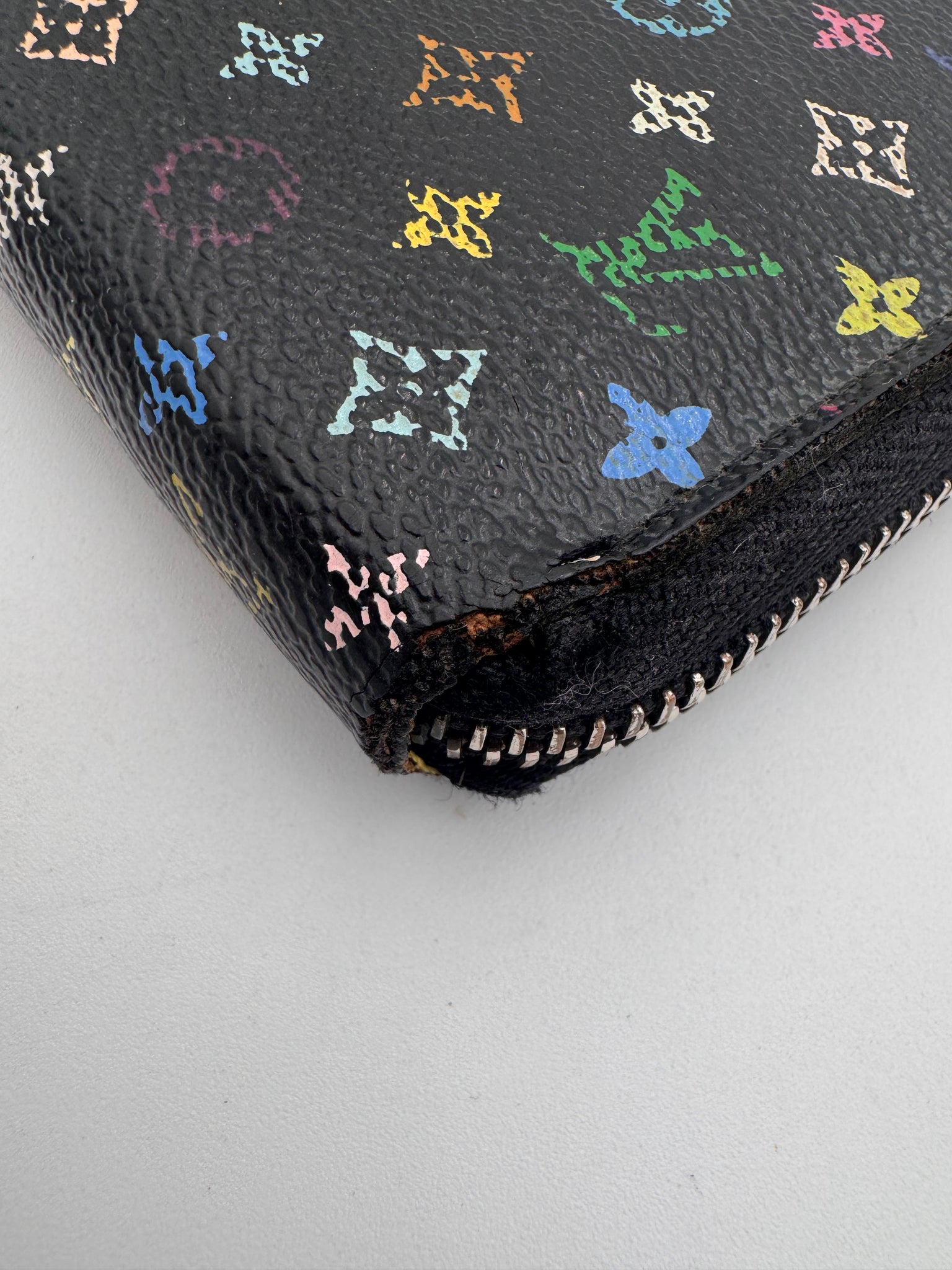 LOUIS VUITTON Murakami Grenade Wallet Black