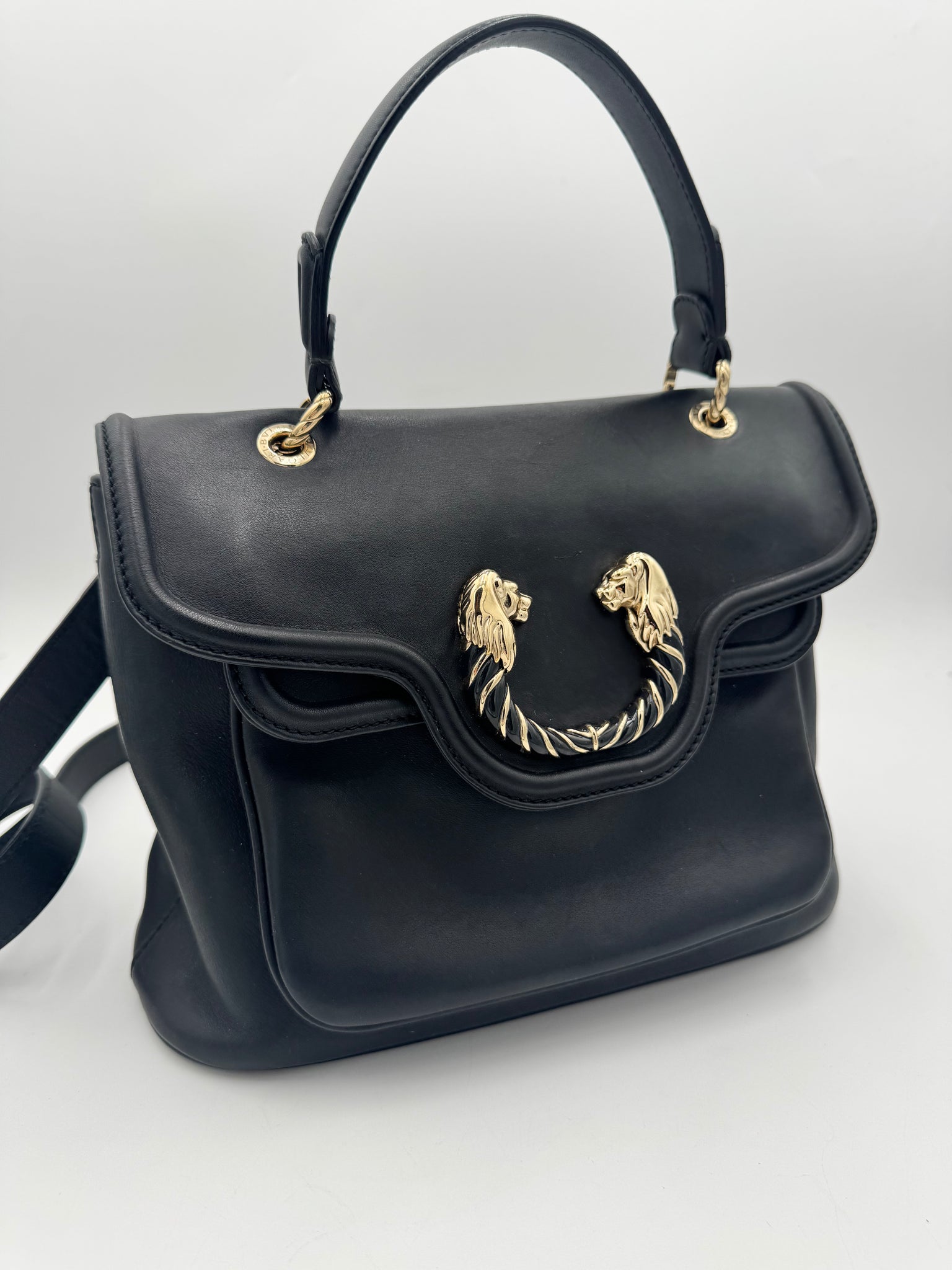 BVLGARI Leoni 2 -Way Tote Bag Black