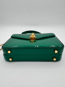 GUCCI Sylvie 1969 Top Handle Bag Green