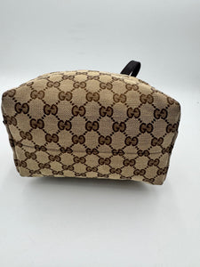 GUCCI Monogram Canvas Top Handle Bag