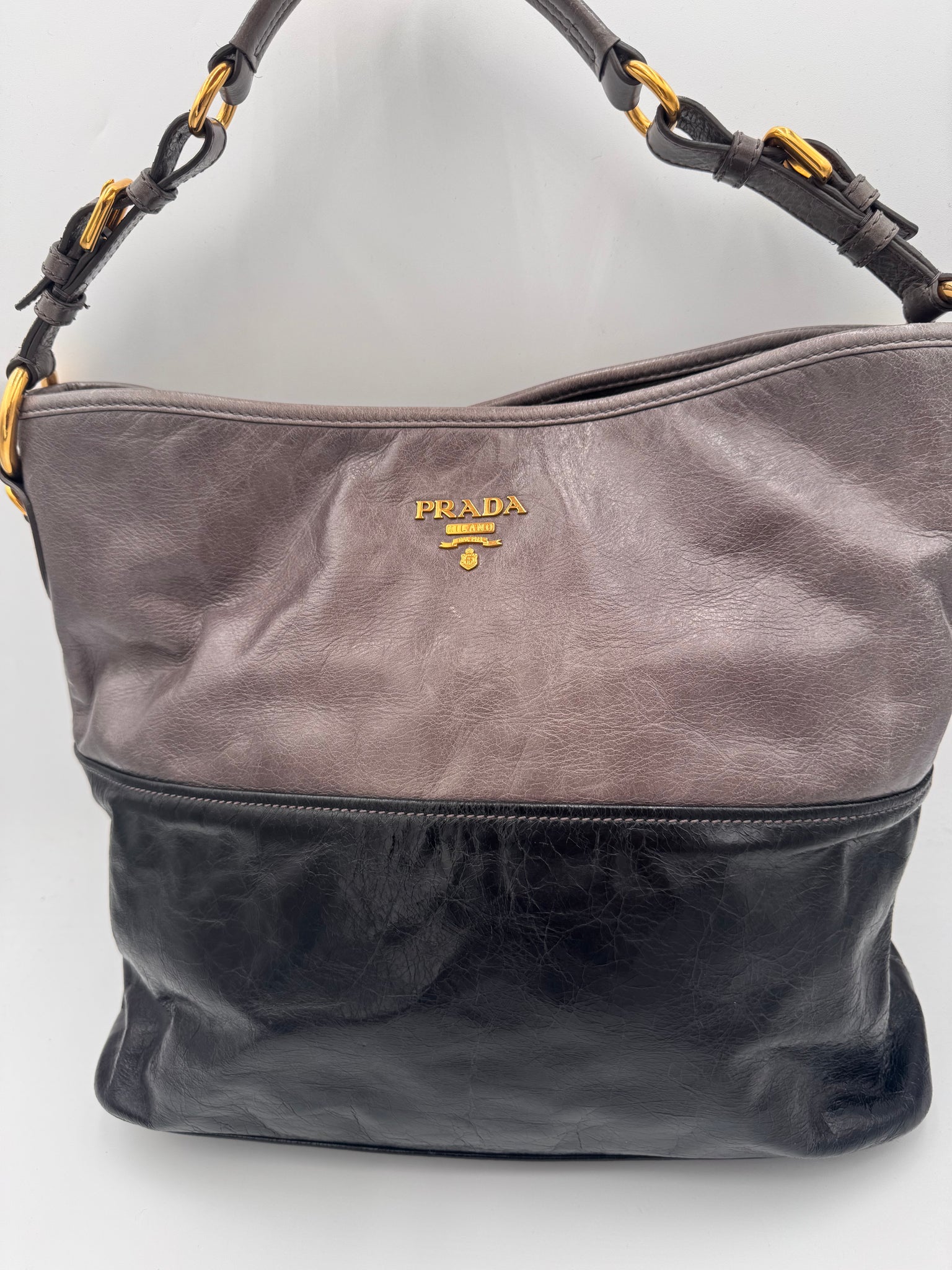PRADA Bi-Color Shoudler Bag