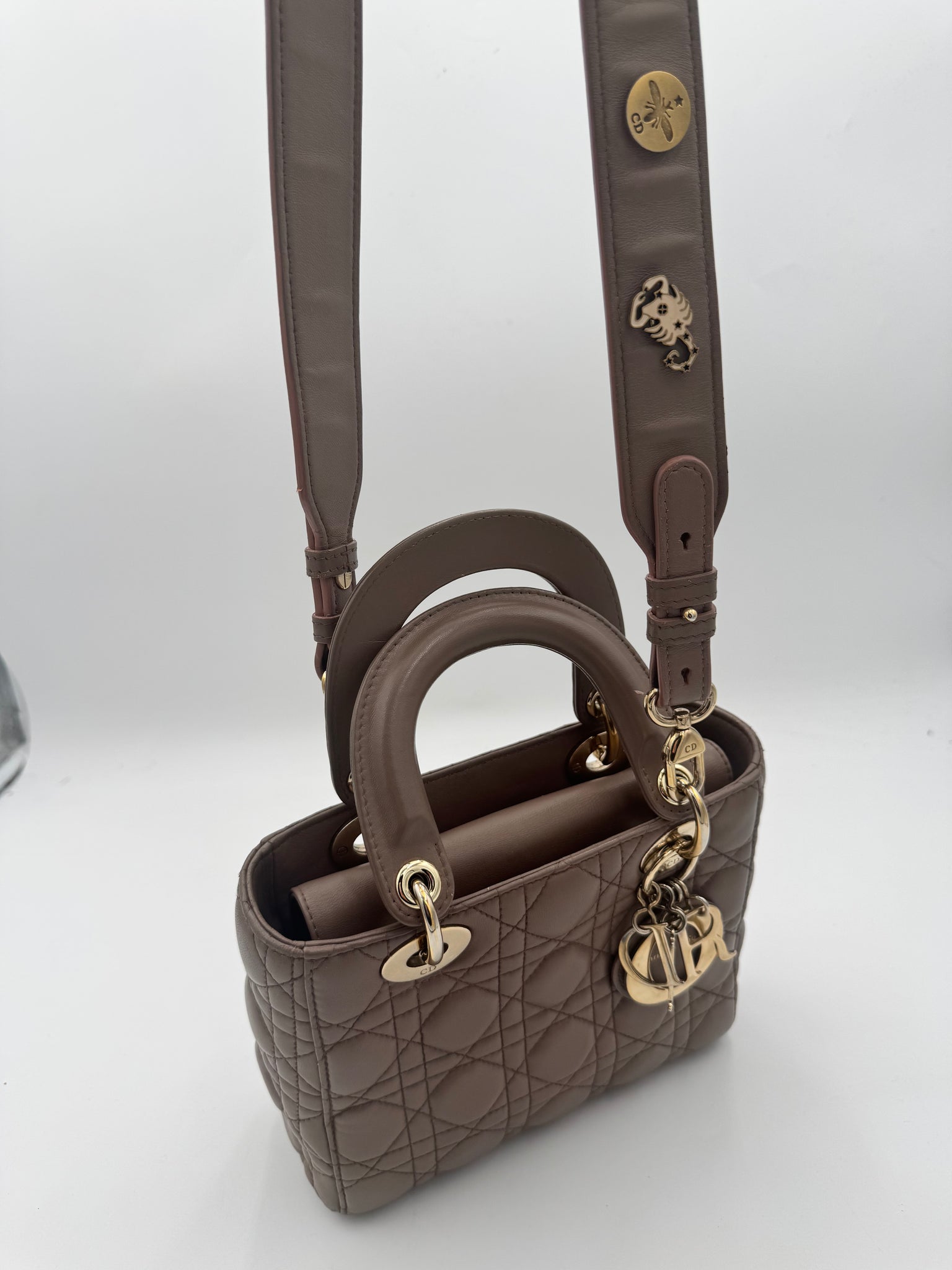 CHRISTIAN DIOR Small Lady Dior My ABCDIOR Bag