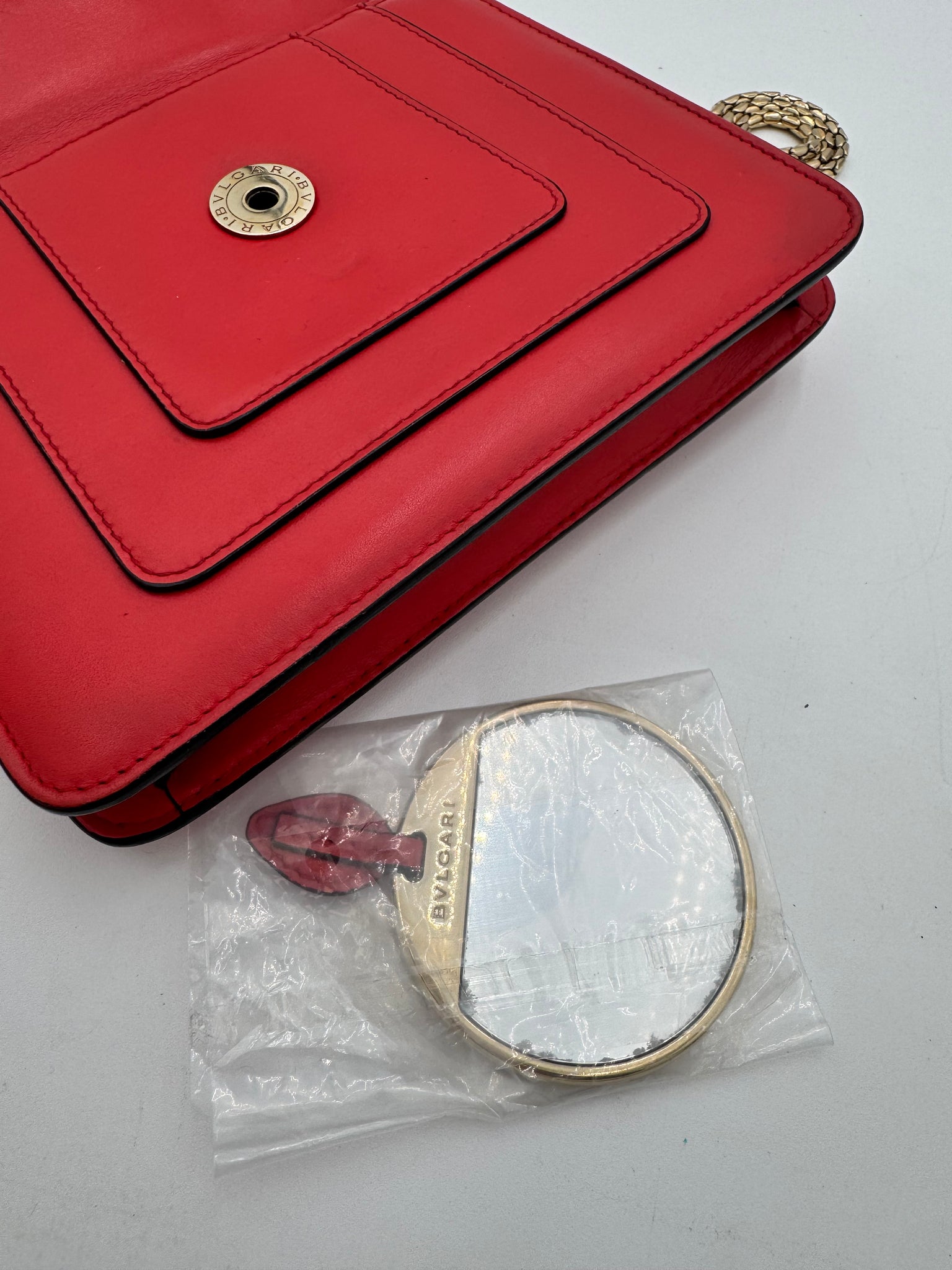 BVLGARI Serpenti Forever Bag Red