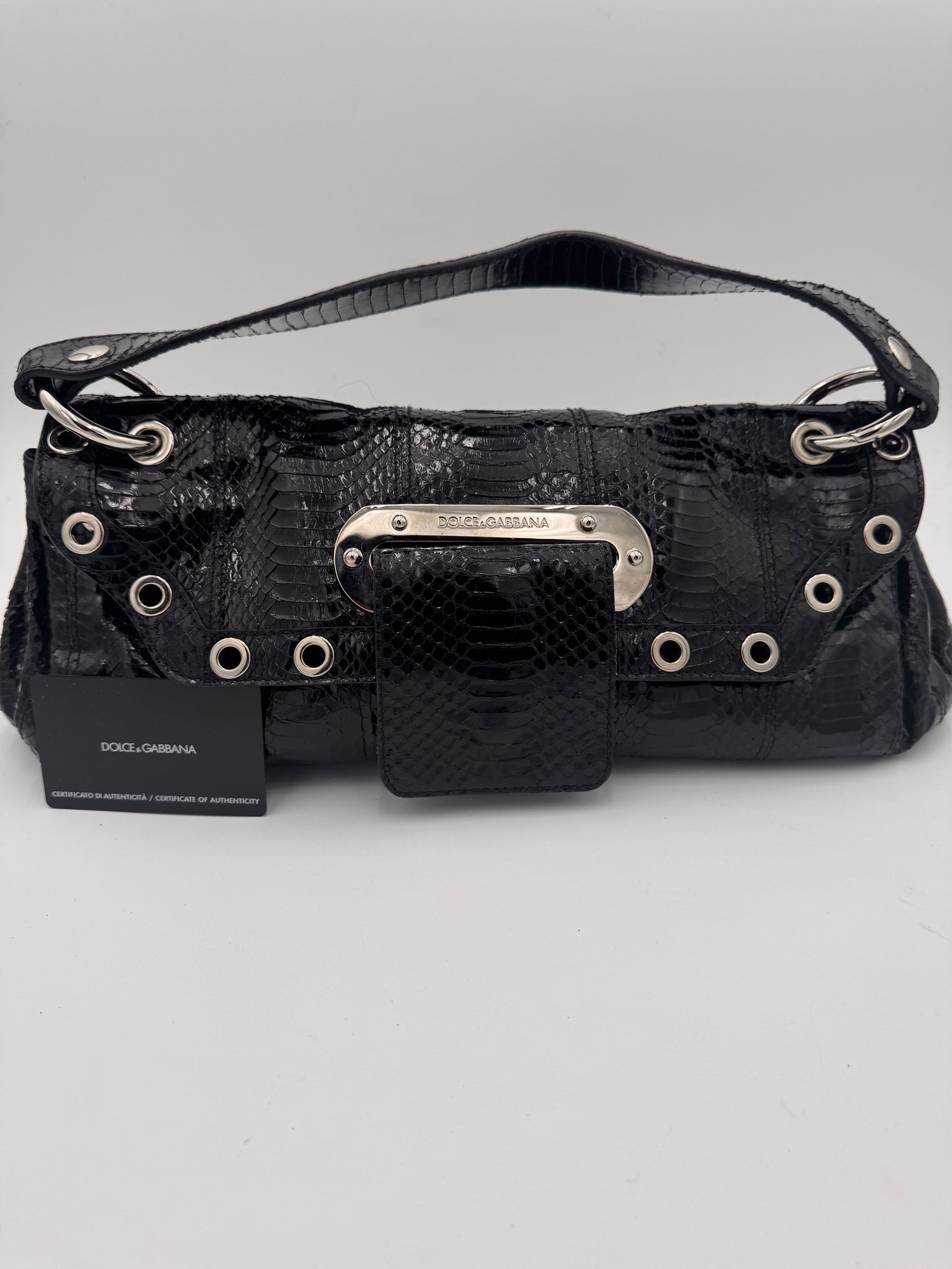 DOLCE & GABBANA East to West Shoulder Bag Black