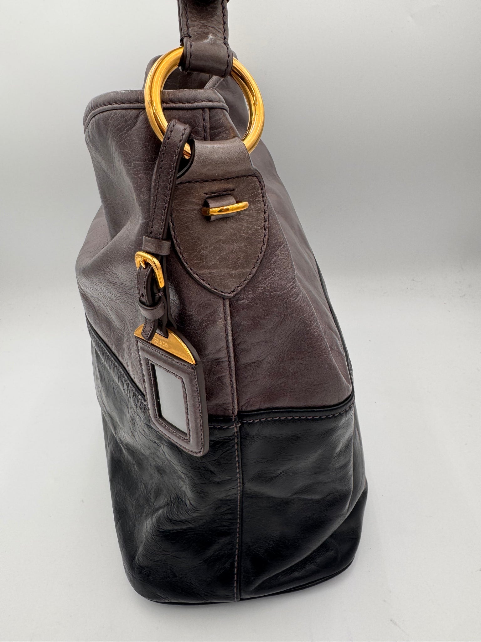 PRADA Bi-Color Shoudler Bag