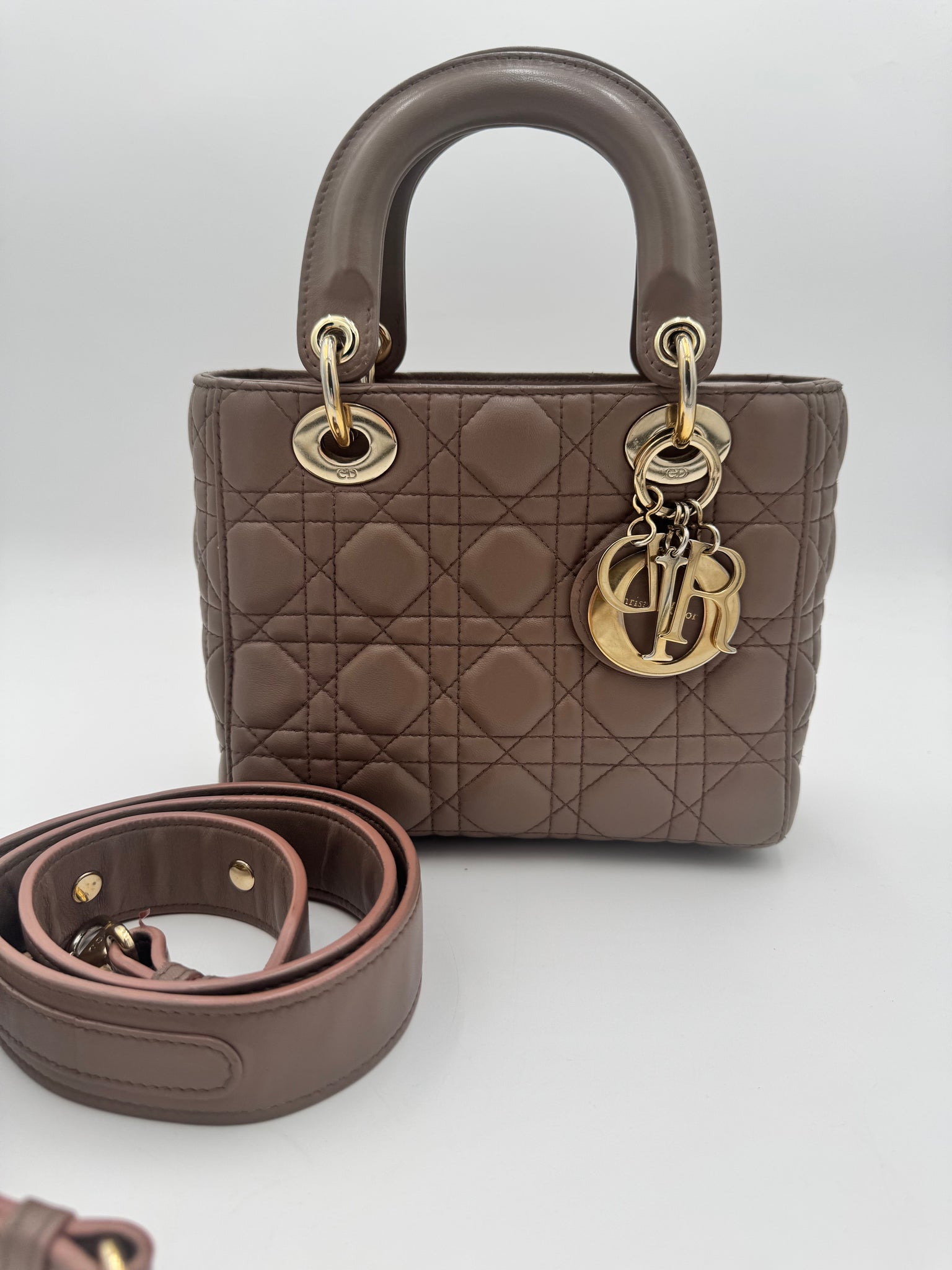 CHRISTIAN DIOR Small Lady Dior My ABCDIOR Bag