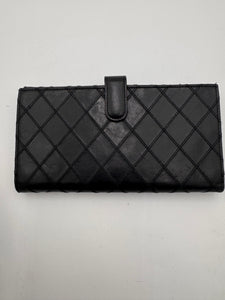 CHANEL Diamond Stitch Continental Wallet Black 2009-2010