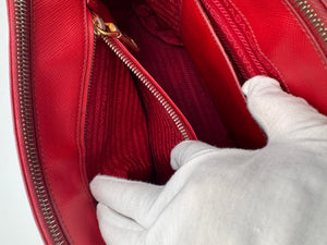 Prada Saffiano Leather Top Handle Bag