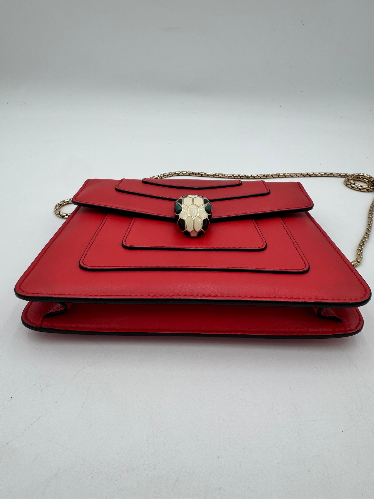 BVLGARI Serpenti Forever Bag Red