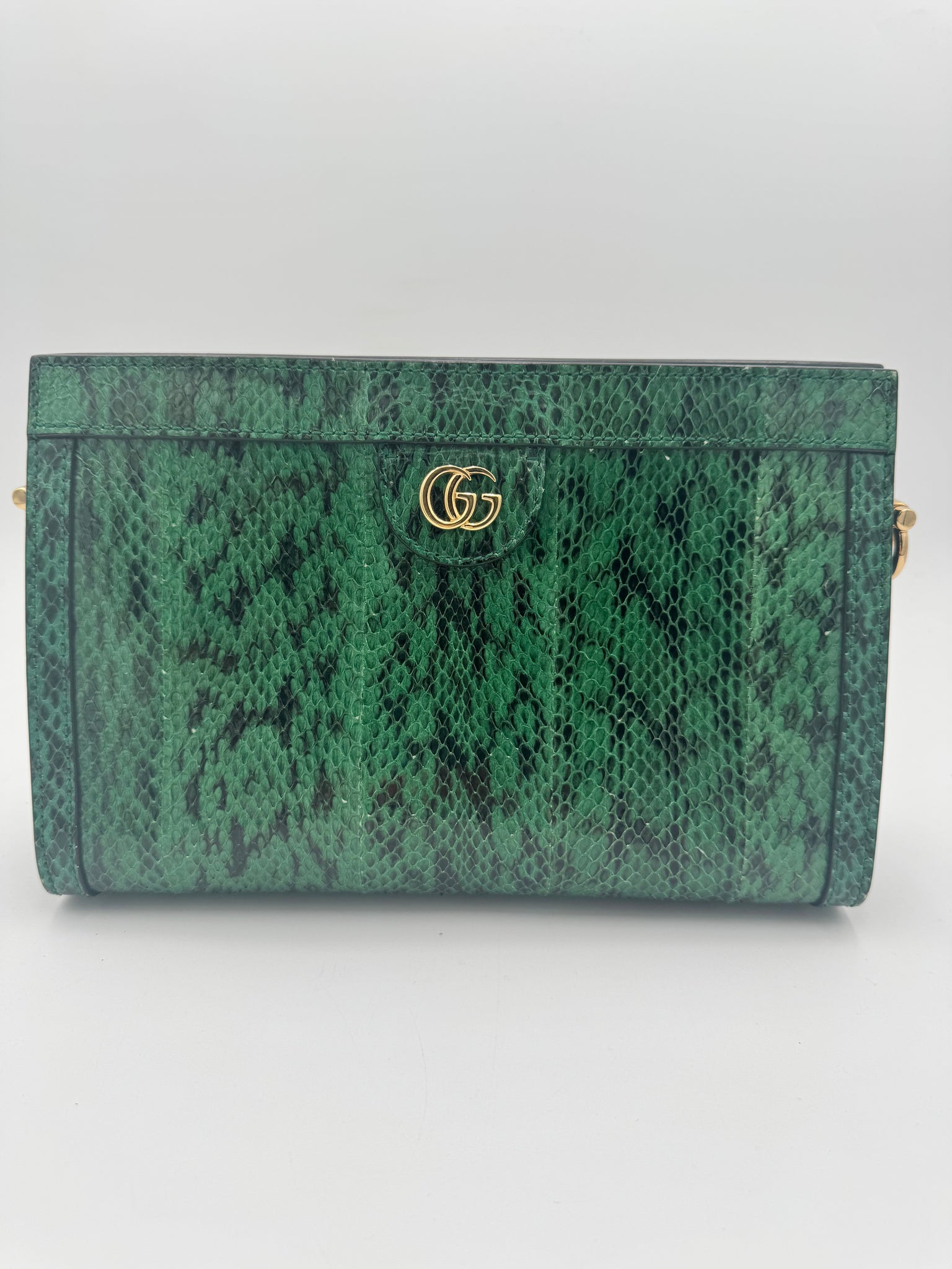 GUCCI Ophidia Chain Shoulder Bag Snakeskin