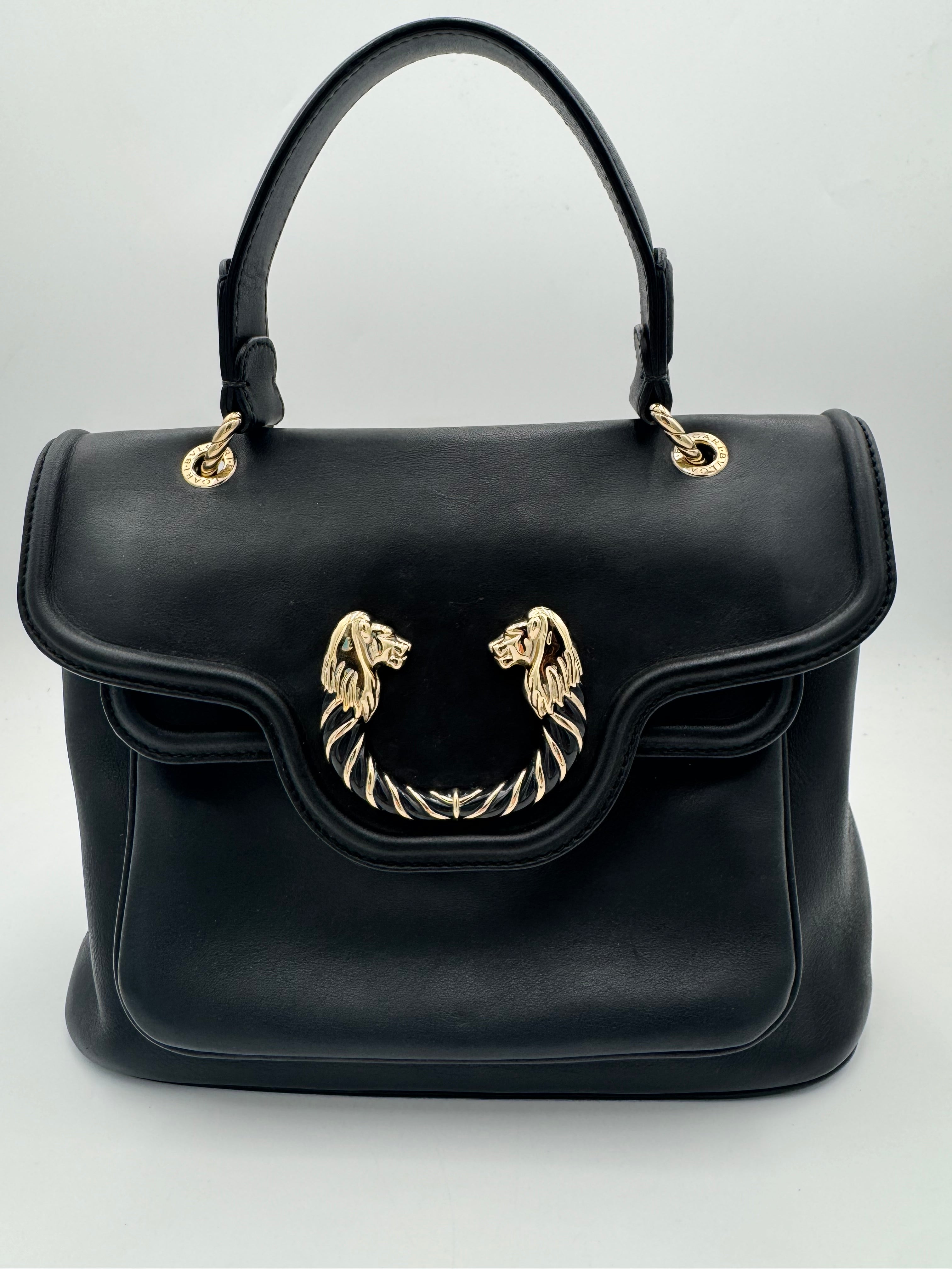 BVLGARI Leoni 2 -Way Tote Bag Black
