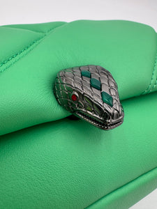 BVLGARI Mini Serpenti Cabochon Messenger Bag