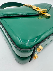 GUCCI Sylvie 1969 Top Handle Bag Green