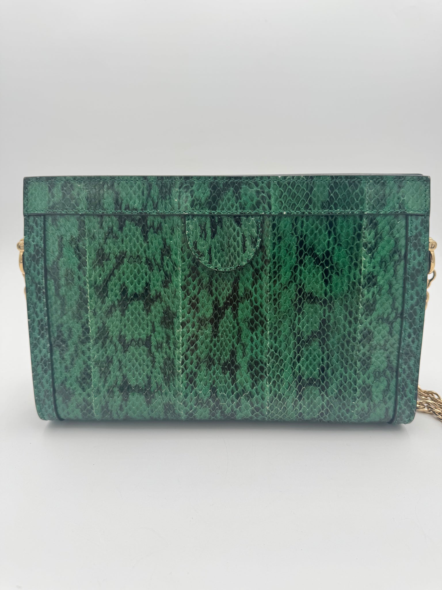 GUCCI Ophidia Chain Shoulder Bag Snakeskin