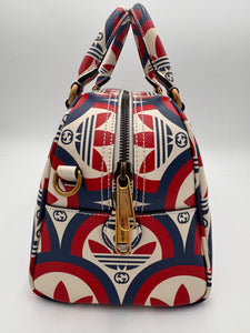 GUCCI X ADIDAS Leather Mini Duffle Bag Multi