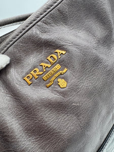 PRADA Bi-Color Shoudler Bag