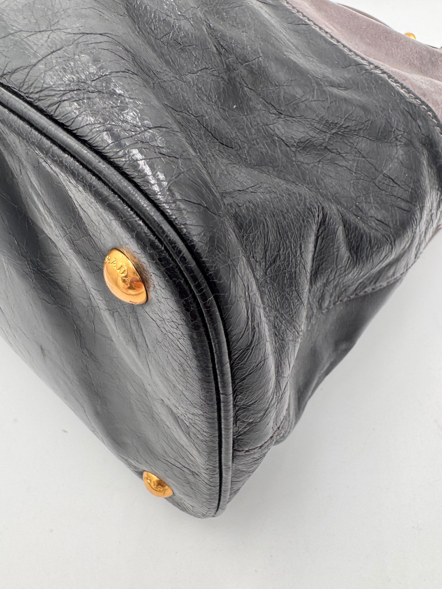PRADA Bi-Color Shoudler Bag