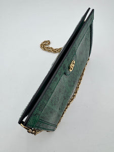 GUCCI Ophidia Chain Shoulder Bag Snakeskin