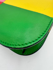 VALENTINO GARAVANI Vitello Small Glam Lock Rockstud Flap Rainbow