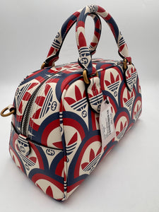 GUCCI X ADIDAS Leather Mini Duffle Bag Multi