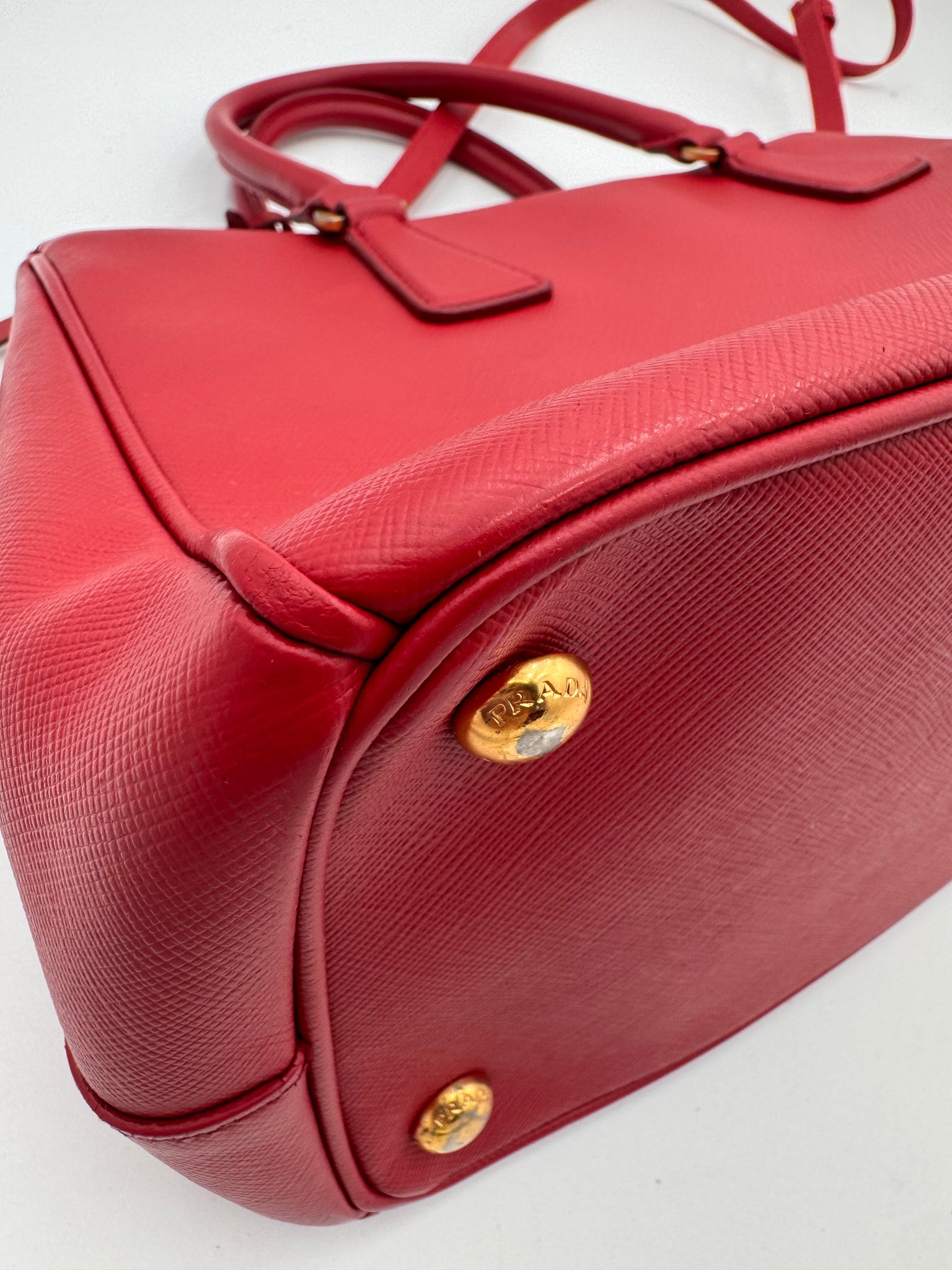 Prada Saffiano Leather Top Handle Bag