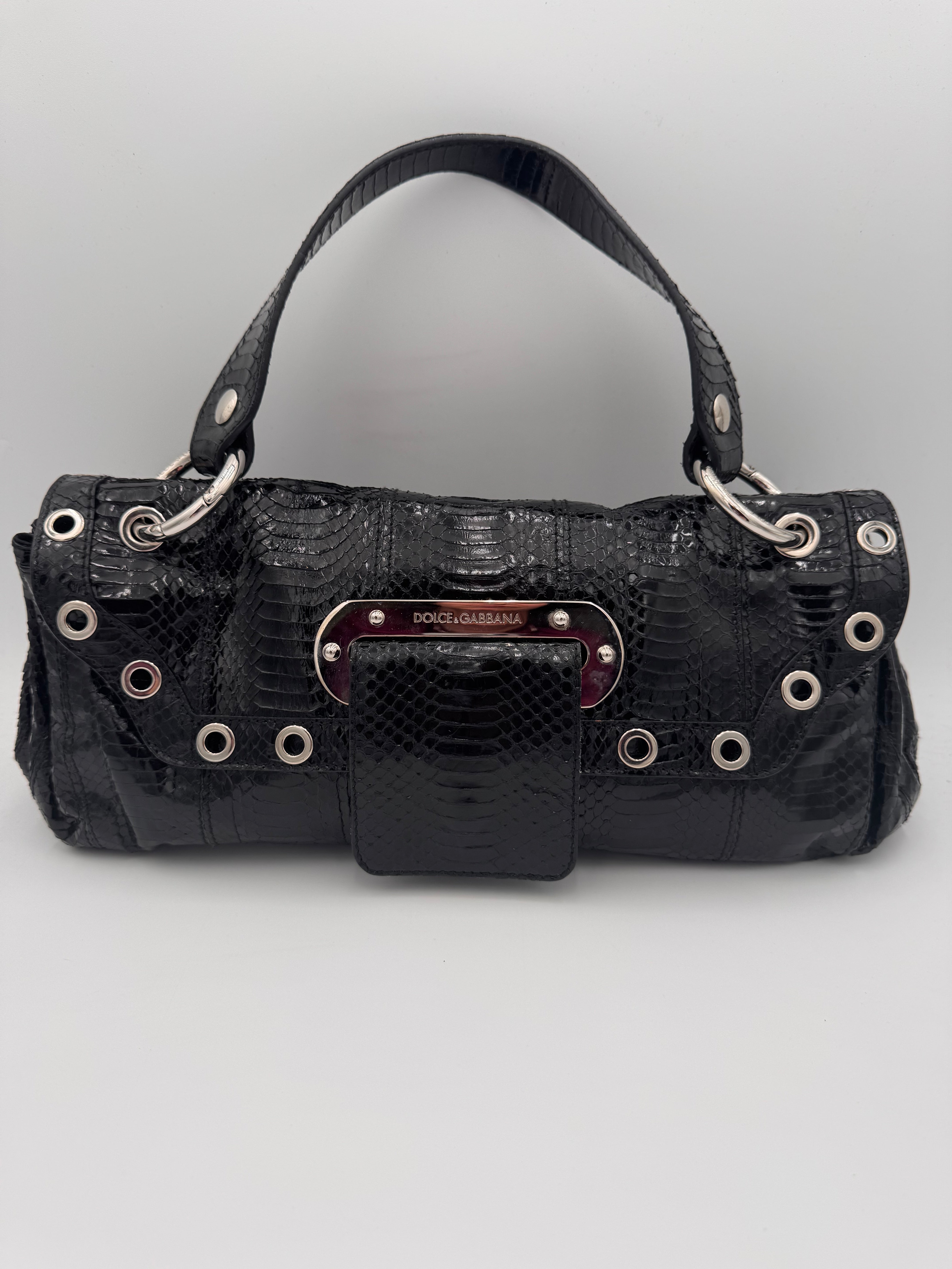 DOLCE & GABBANA East to West Shoulder Bag Black