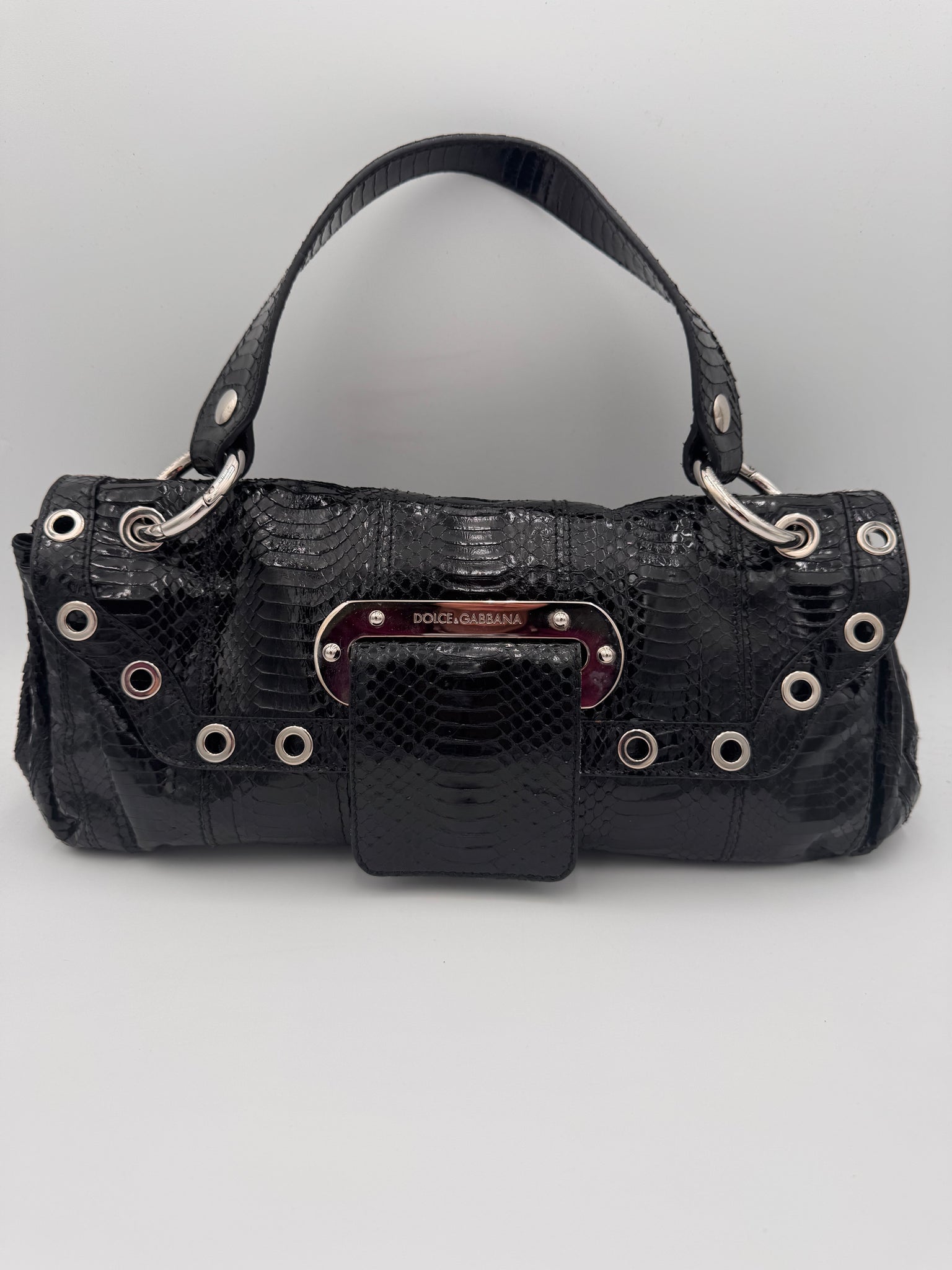 DOLCE & GABBANA East to West Shoulder Bag Black