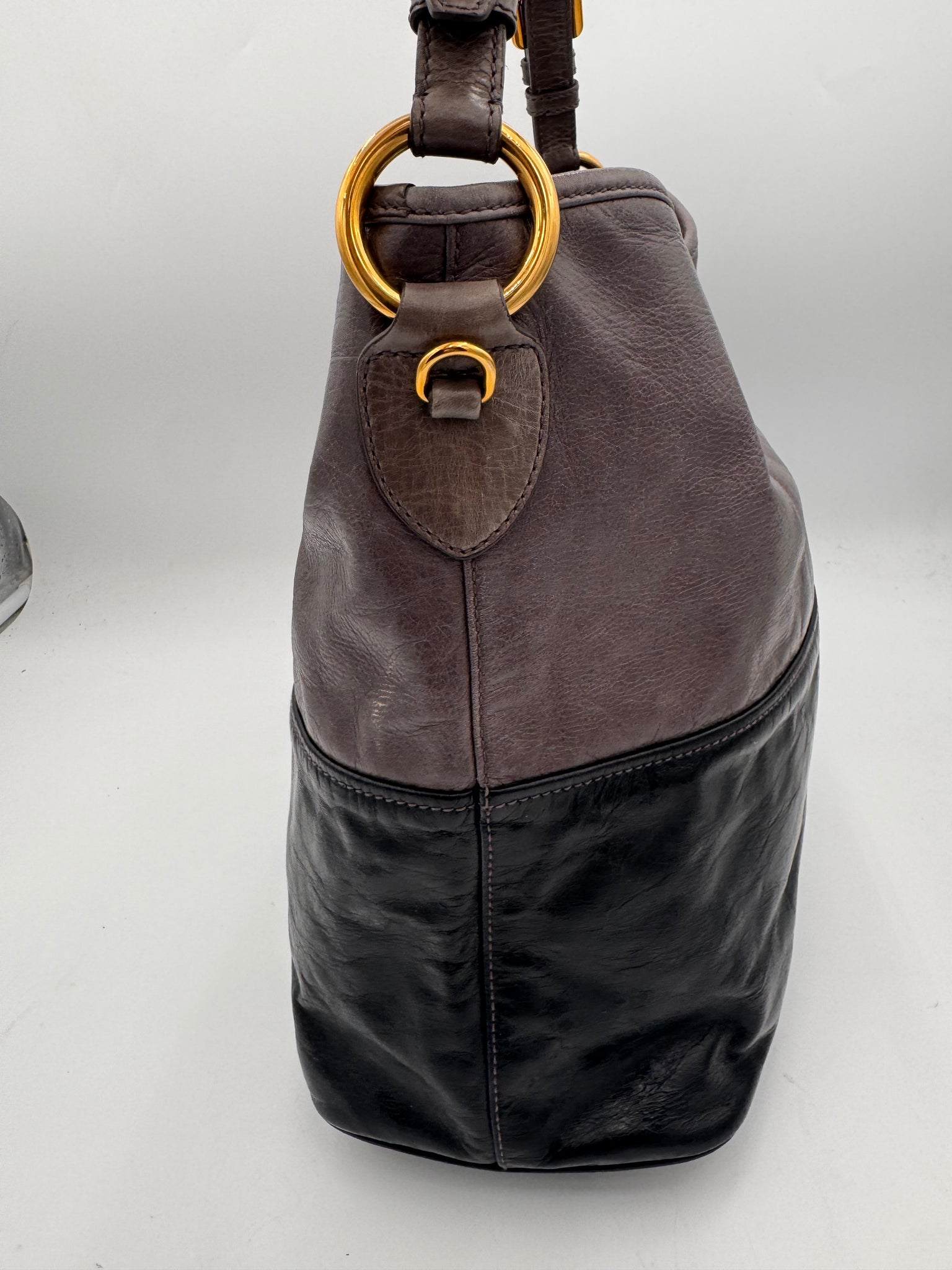 PRADA Bi-Color Shoudler Bag
