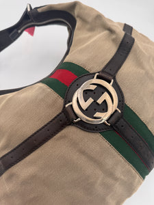 GUCCI Canvas Hobo