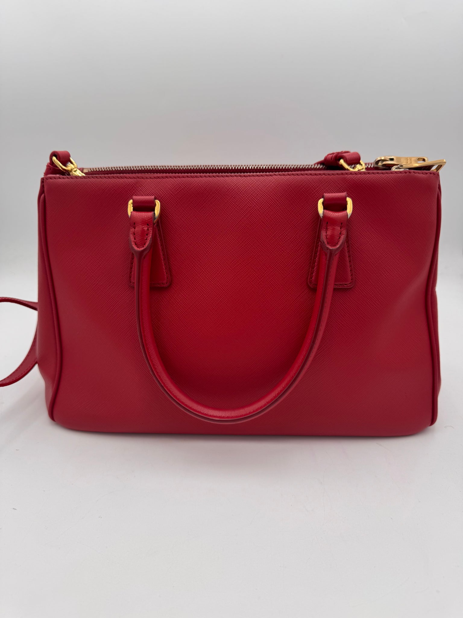 Prada Saffiano Leather Top Handle Bag