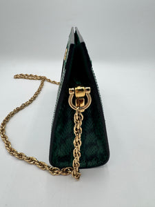 GUCCI Ophidia Chain Shoulder Bag Snakeskin