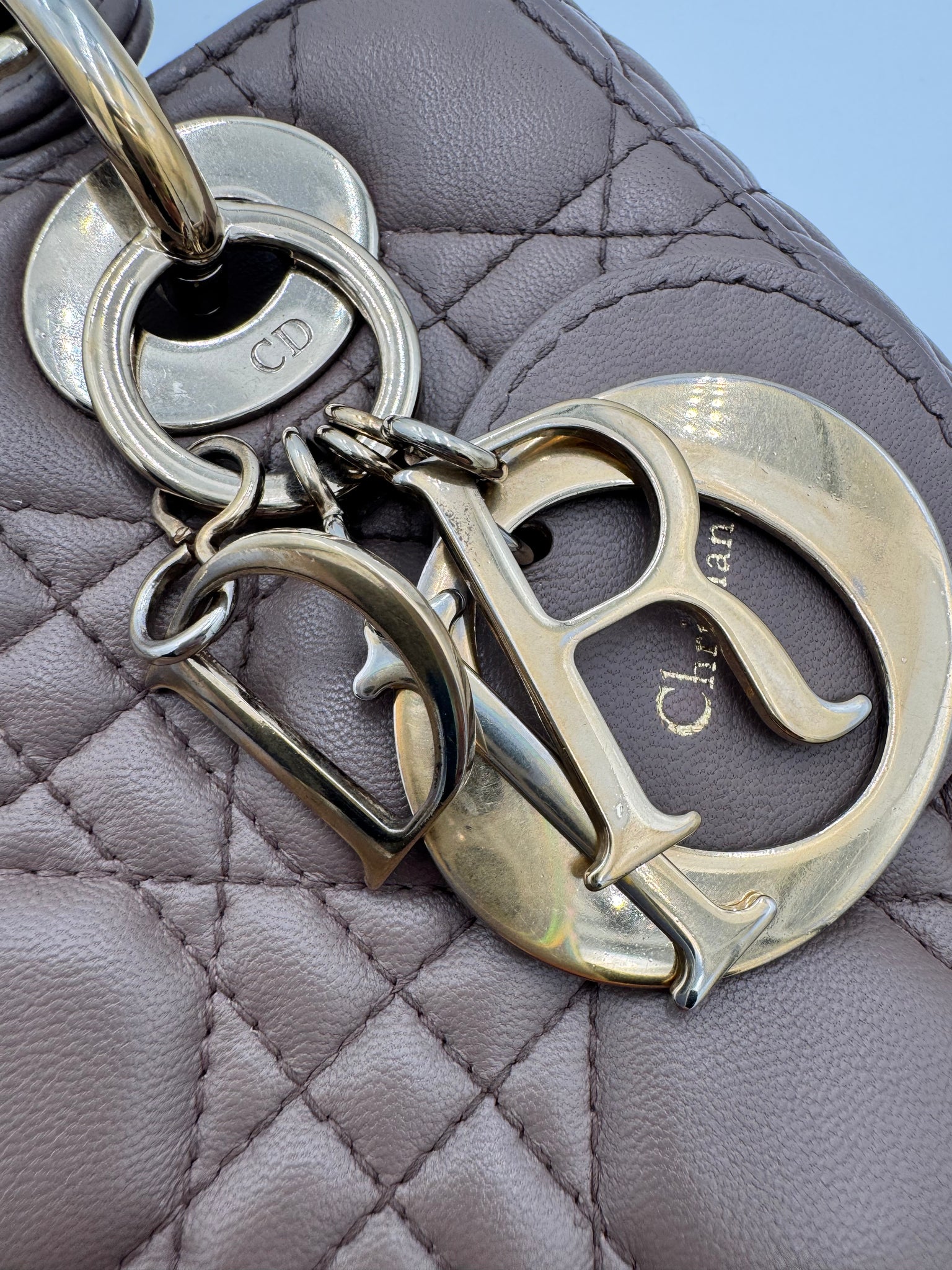 CHRISTIAN DIOR Small Lady Dior My ABCDIOR Bag
