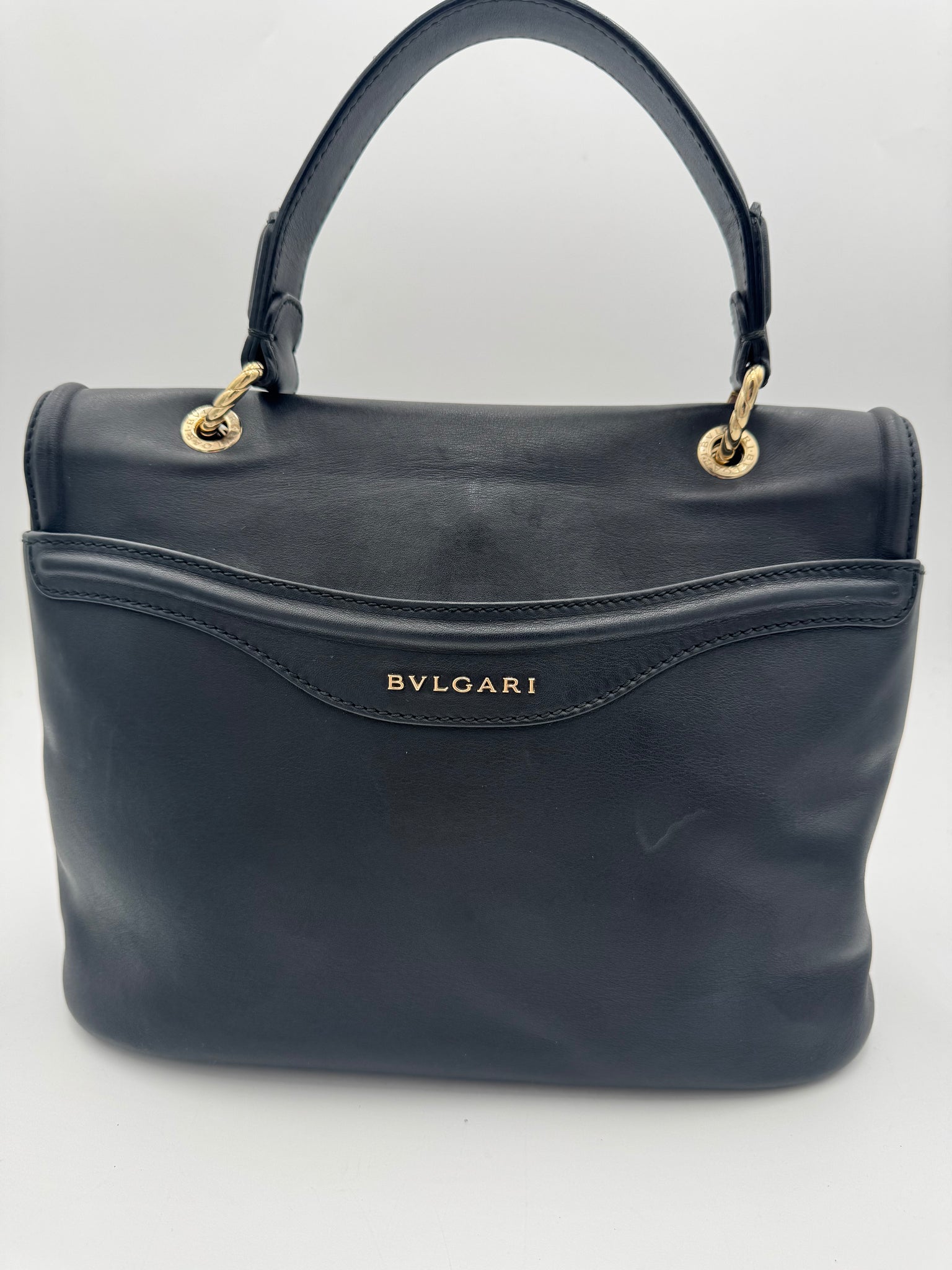 BVLGARI Leoni 2 -Way Tote Bag Black