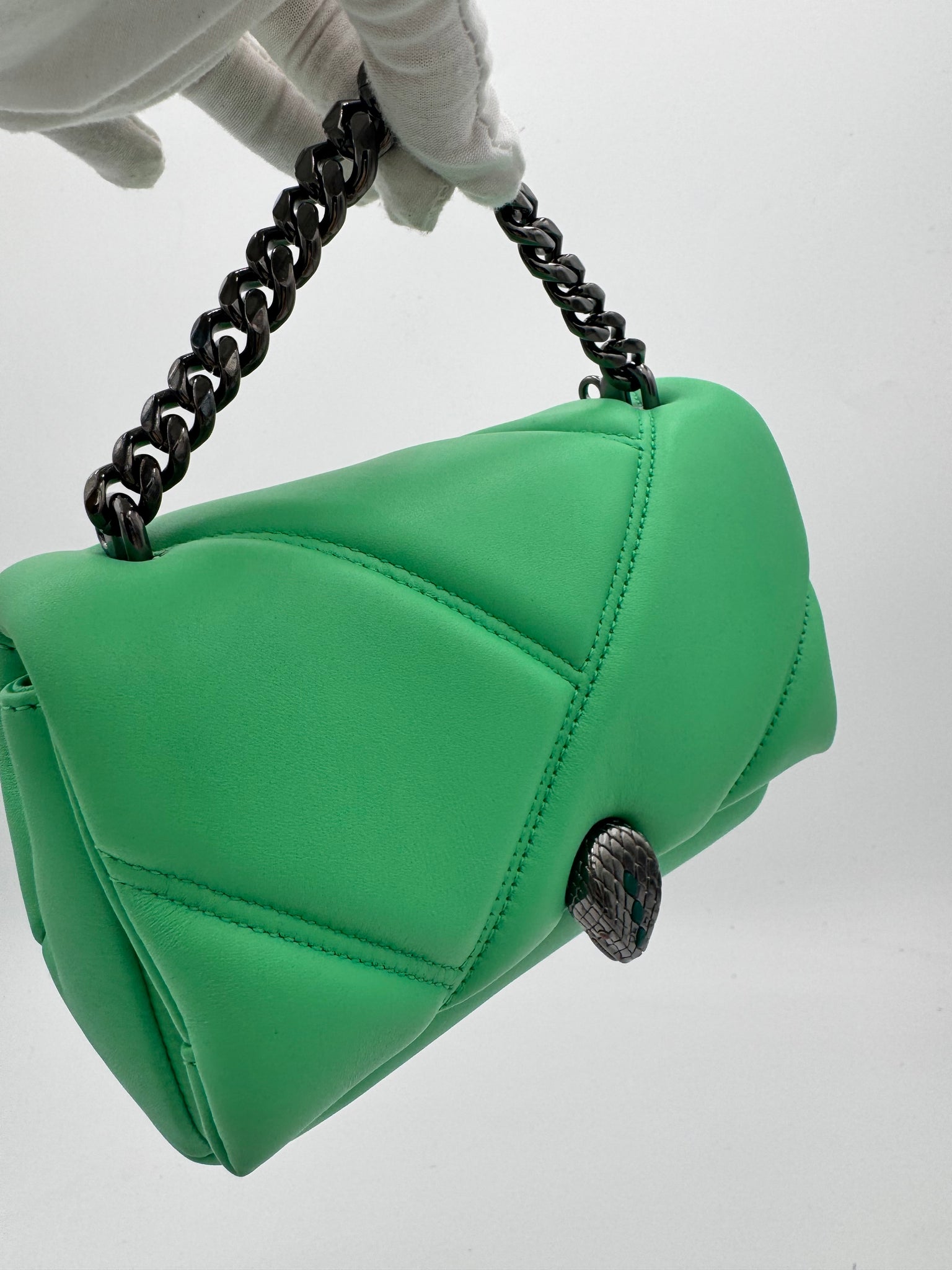 BVLGARI Mini Serpenti Cabochon Messenger Bag