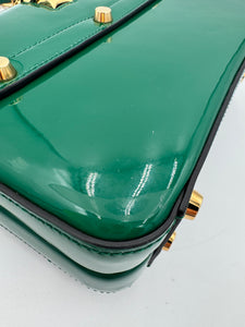 GUCCI Sylvie 1969 Top Handle Bag Green