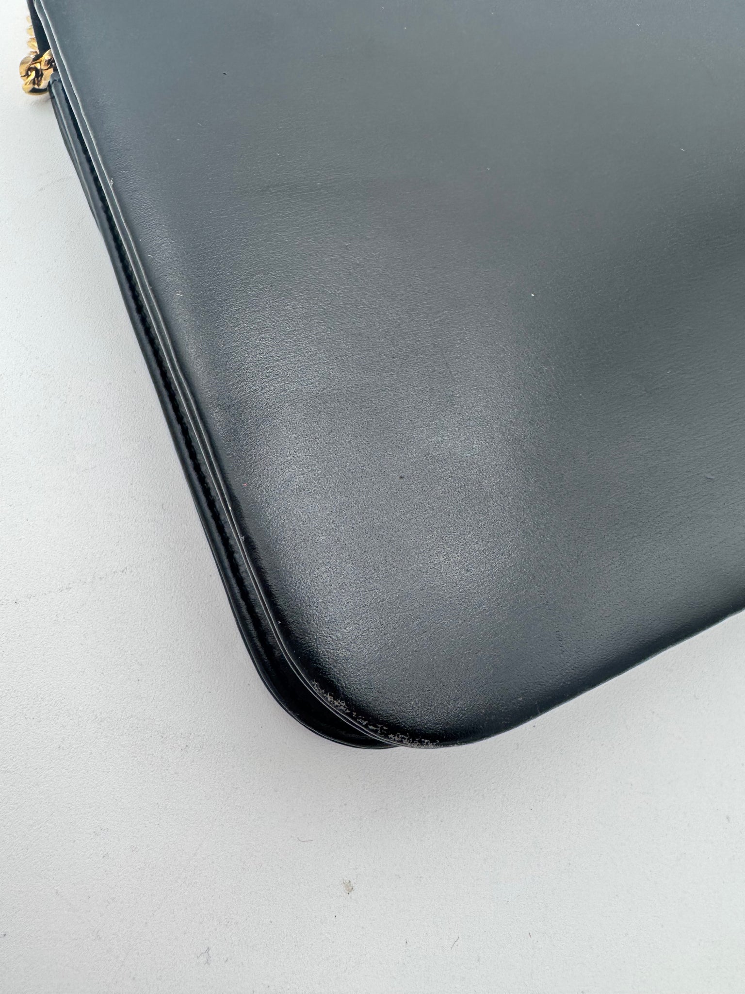 CHRISTIAN DIOR Vintage Flap Bag Black