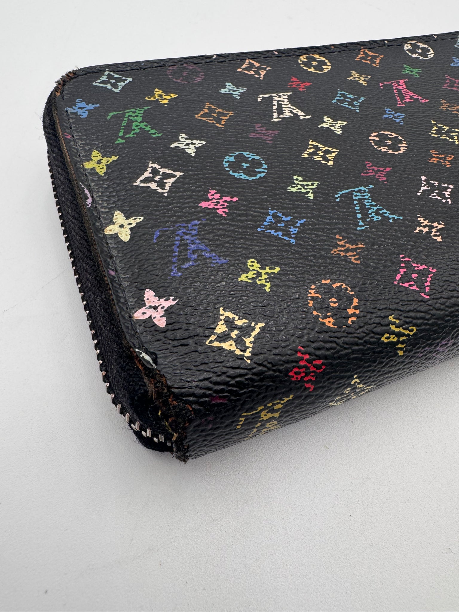 LOUIS VUITTON Murakami Grenade Wallet Black