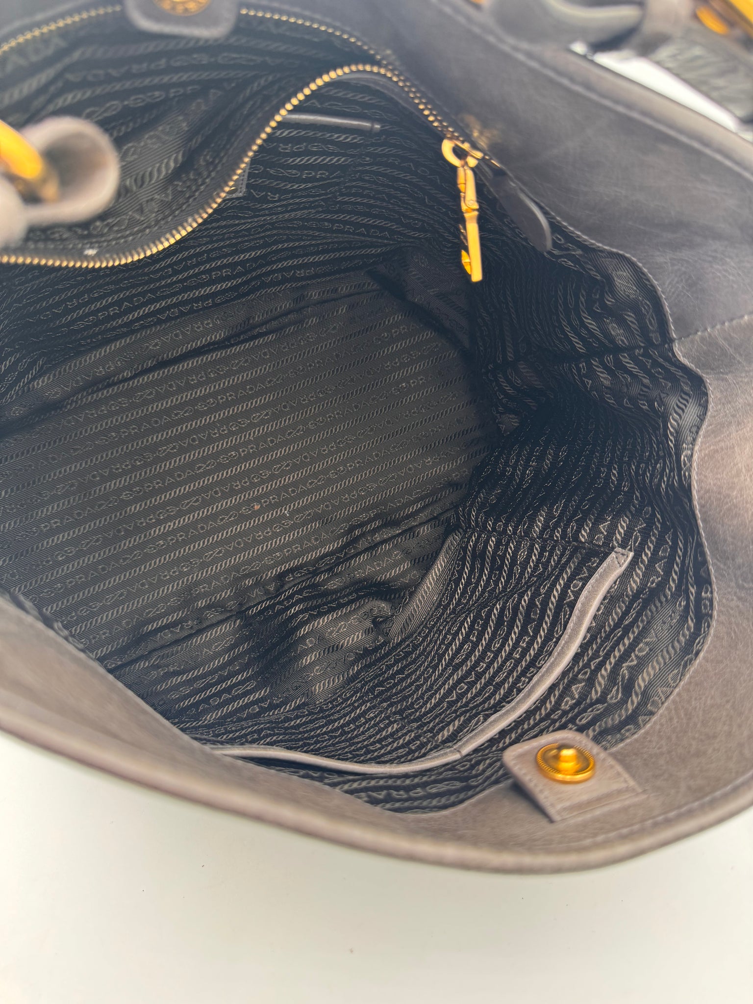 PRADA Bi-Color Shoudler Bag