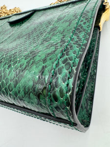 GUCCI Ophidia Chain Shoulder Bag Snakeskin