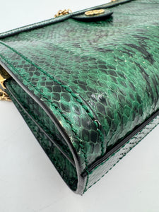 GUCCI Ophidia Chain Shoulder Bag Snakeskin