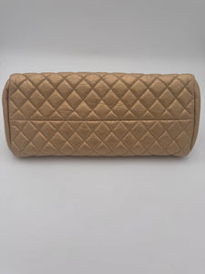 CHANEL Just Mademoiselle Bag Quilted Calfskin Gold