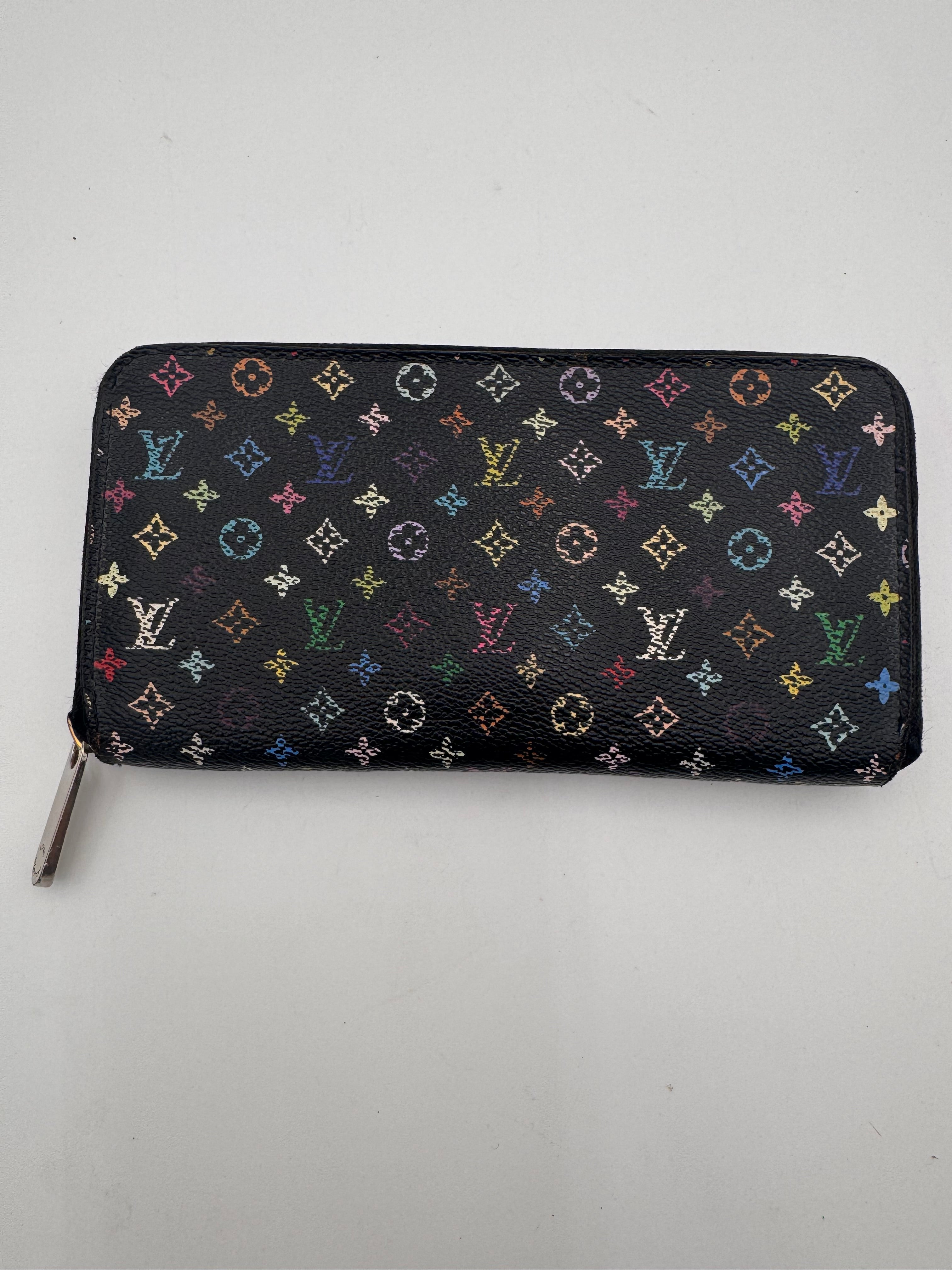 LOUIS VUITTON Murakami Grenade Wallet Black