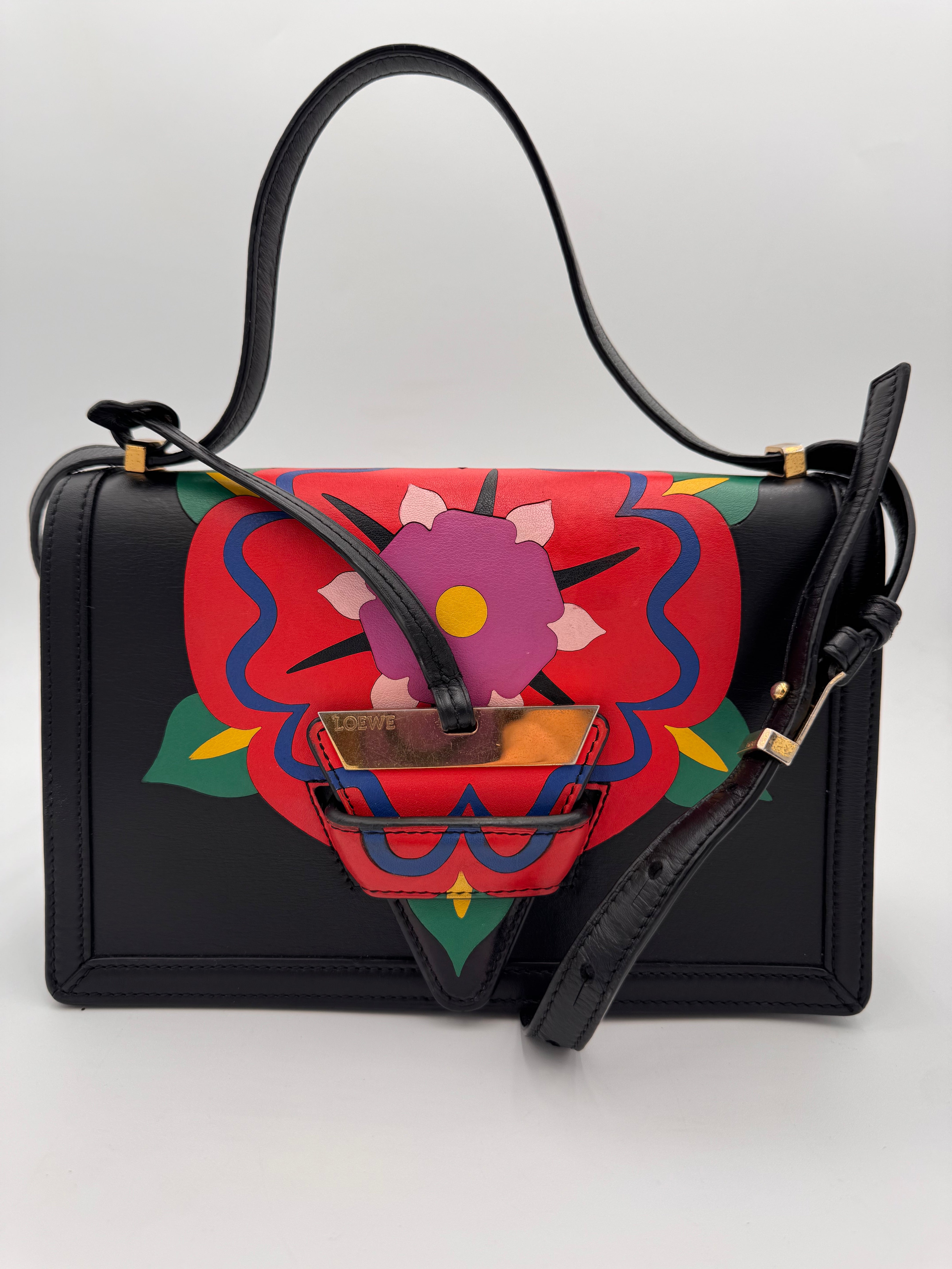 LOEWE Small Floral Barcelona Bag