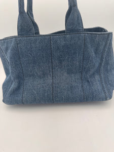 PRADA Canapa Tote Denim