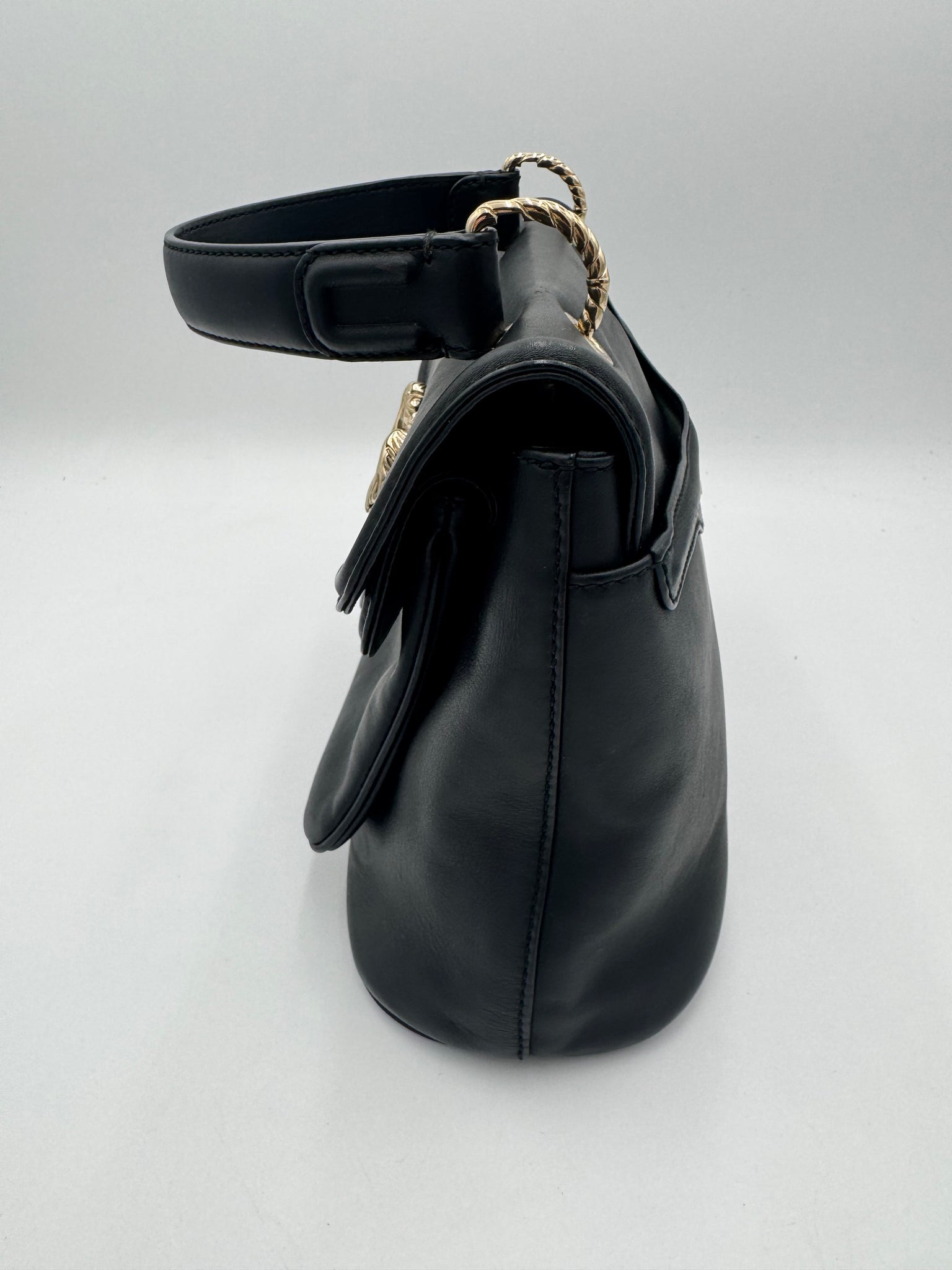 BVLGARI Leoni 2 -Way Tote Bag Black