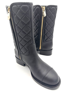 chanel biker boots (sold)